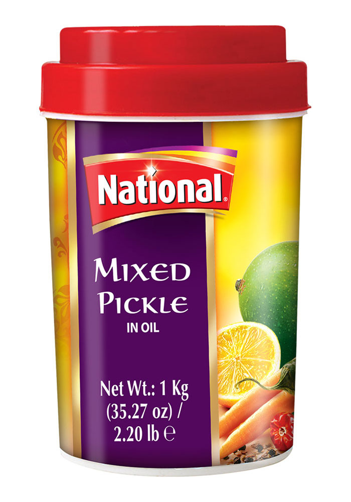 National Mixed Pickle (1Kg  35.27Oz)