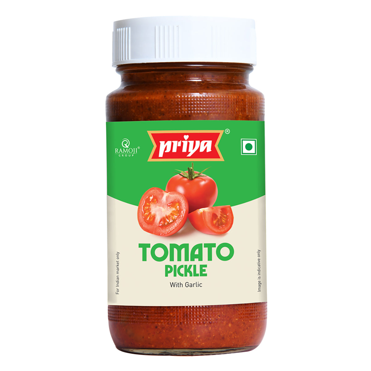 Priya Tomato Pickle With Garlic Pickle (300g 10oz)
