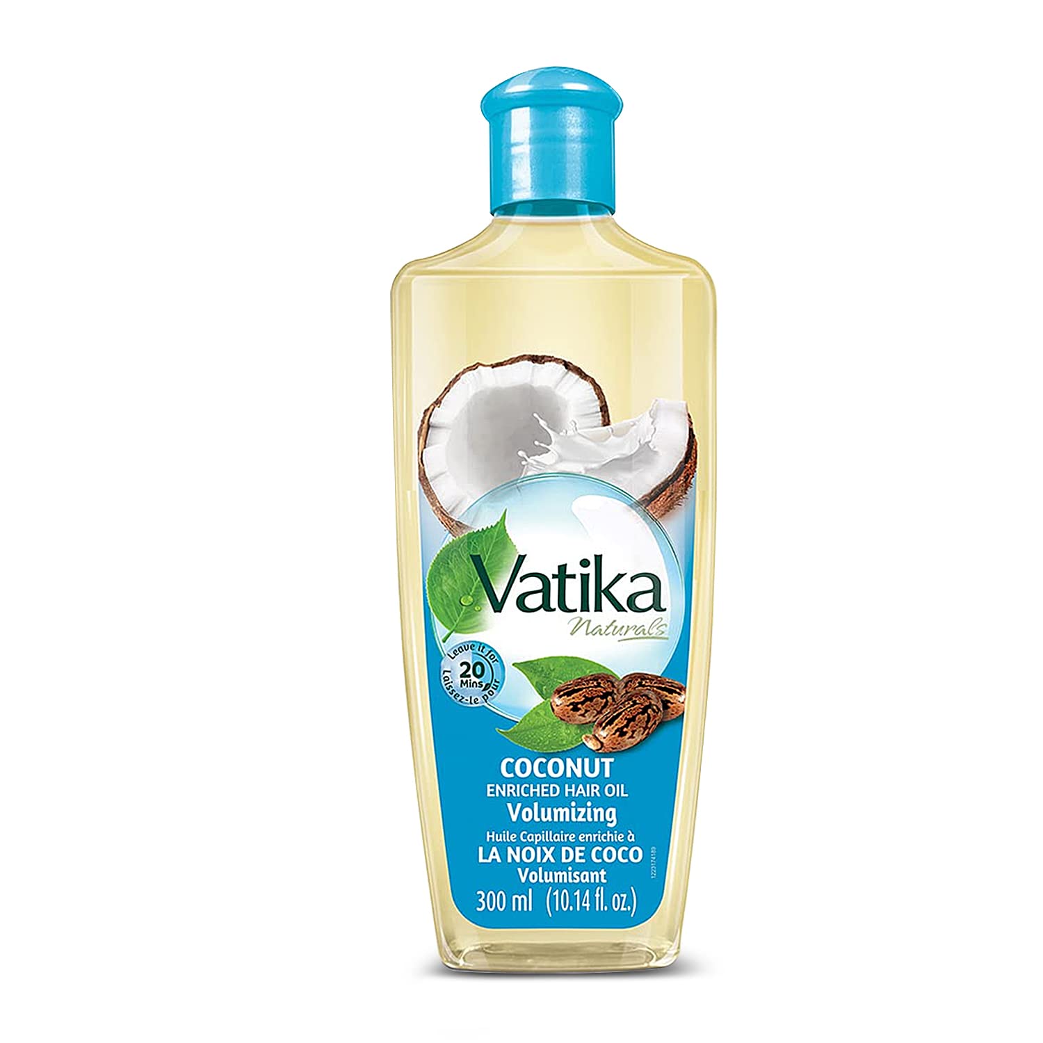 Vatika Naturals Enriched Coconut Hair Oil (300ml  10.15oz)