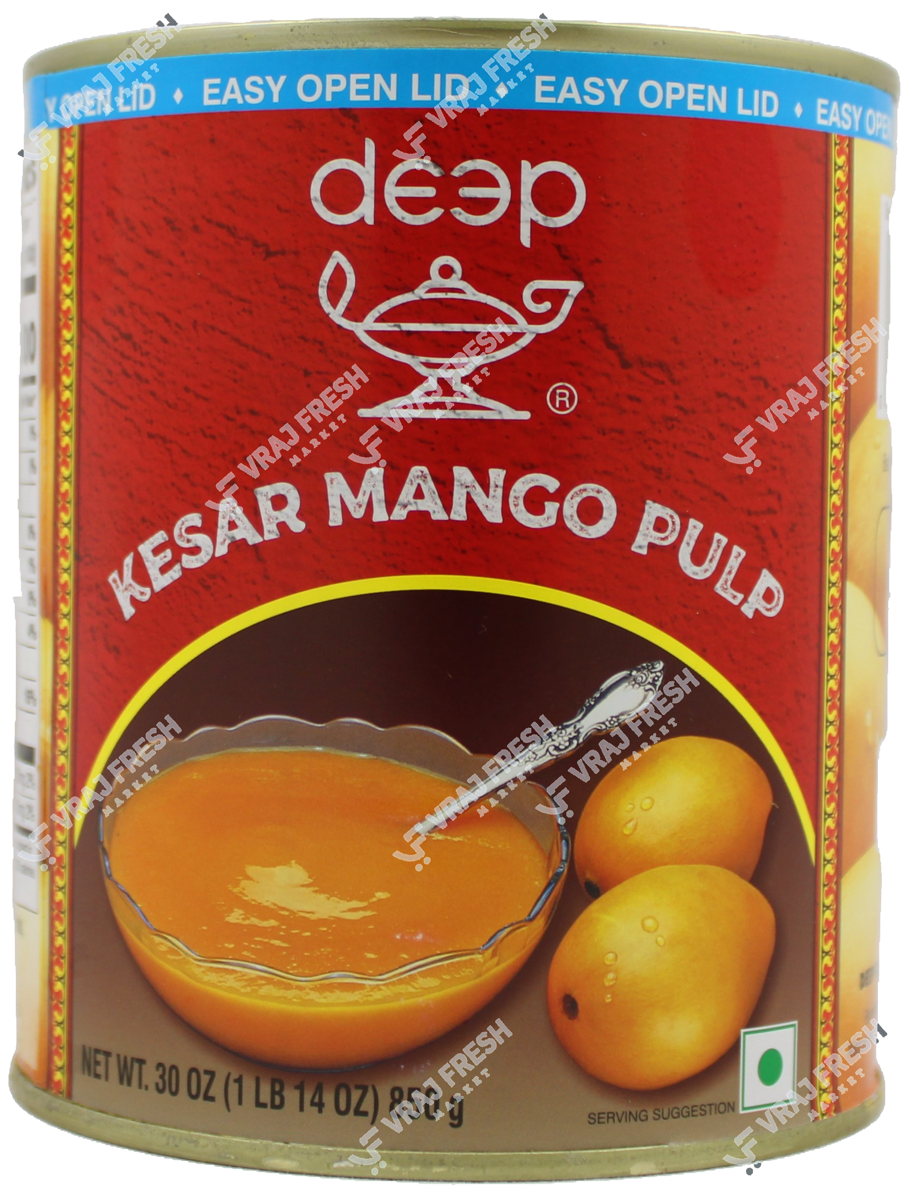 Deep Kesar Mango Pulp (850g  29.98Oz)