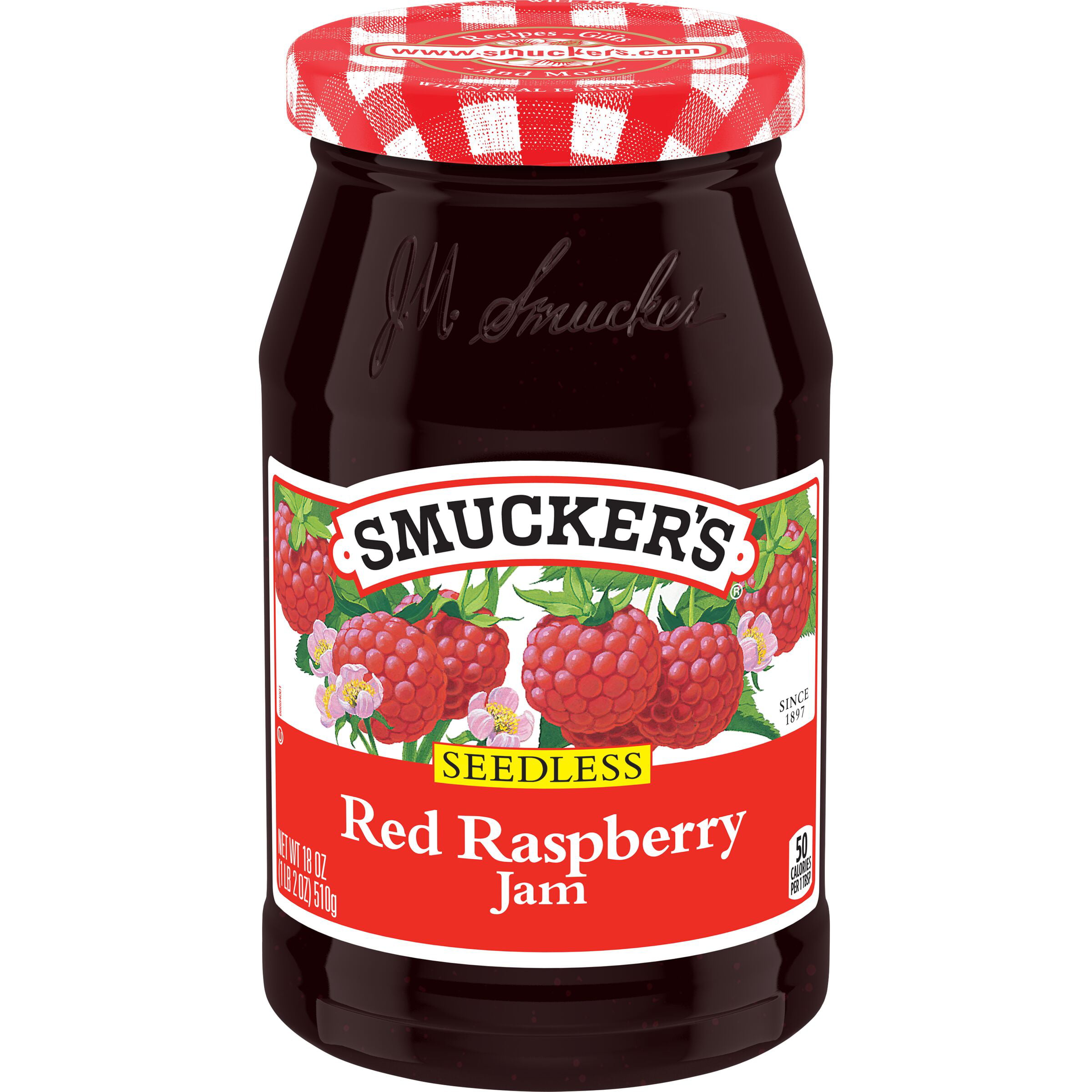 Smuckers Seedless Red Raspberry Jam (510g  18oz)