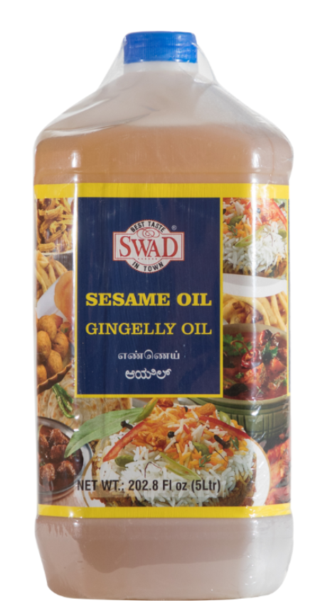 Swad Sesame Gingelly Oil (5L  202.8 Fl Oz)