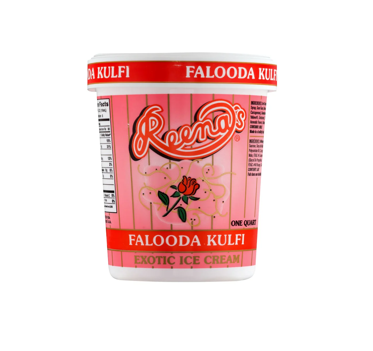 Reenas Falooda Kulfi Ice Cream (946ml 32oz)
