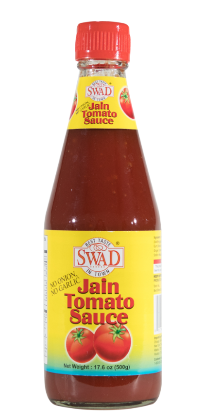 Swad Jain Tomato Sauce (No Onion No Garlic) (500g  17.6Oz)