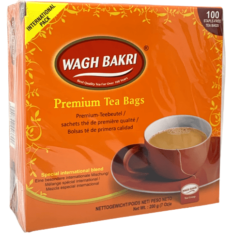Wagh Bakri Premium Tea Bags 100 Tea Bags (200g  7.06Oz)
