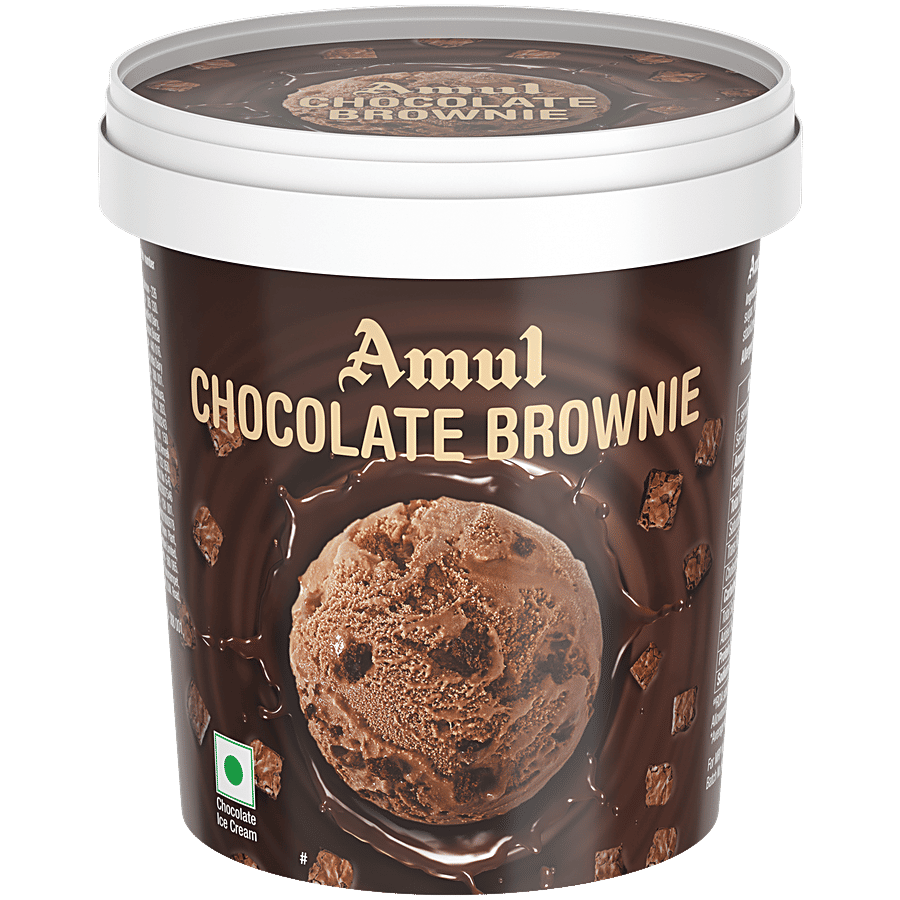 Amul Chocolate Brownie Ice Cream (270g 9.5oz)