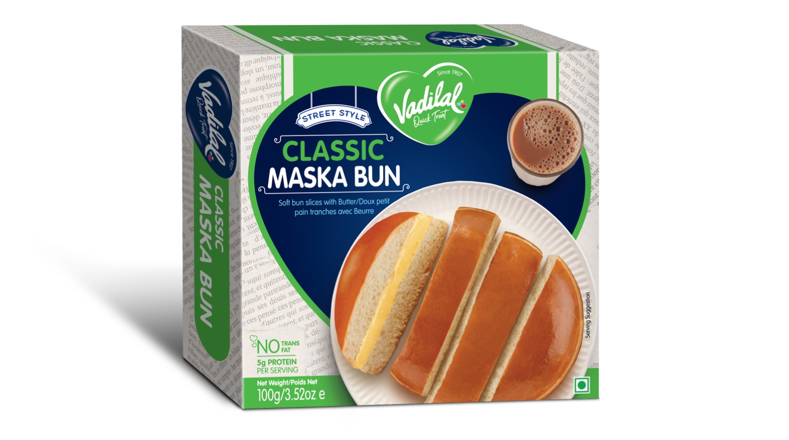 Vadilal Classic Maska Bun (100g  3.52Oz)