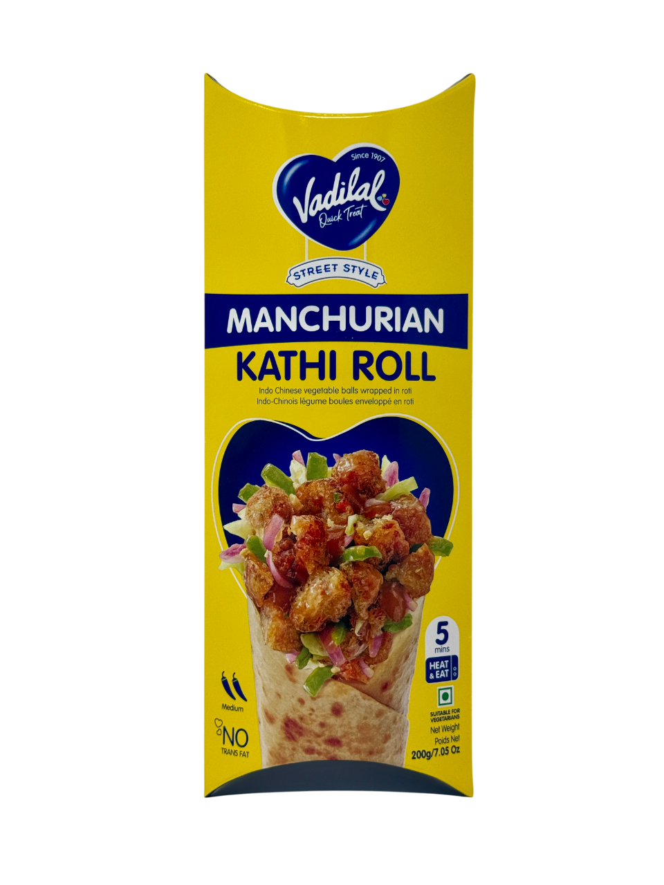 Vadilal Manchurian Kathi Roll (200g 7.05Oz)
