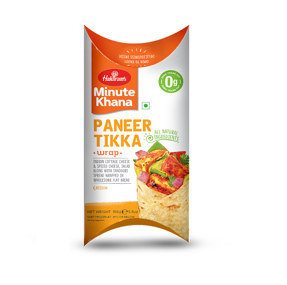 Haldirams Paneer Tikka Wrap (156g  5.5Oz)