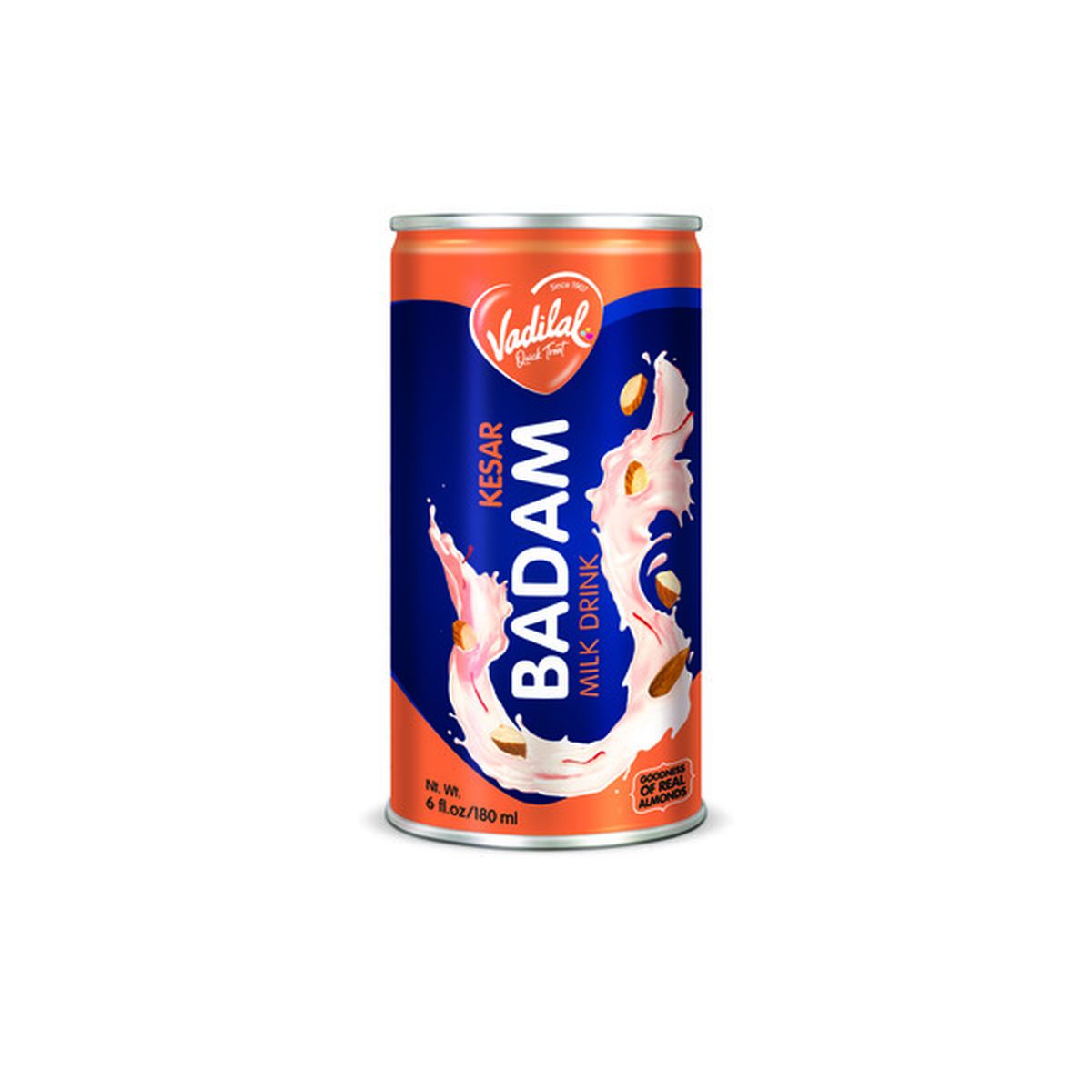 Vadilal Kesar Badam Drink (180ml 6fl.oz)