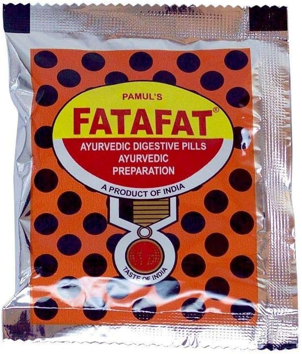 Fatafat Ayurvedic Digestive Pills - 4 Pack x 13g Each