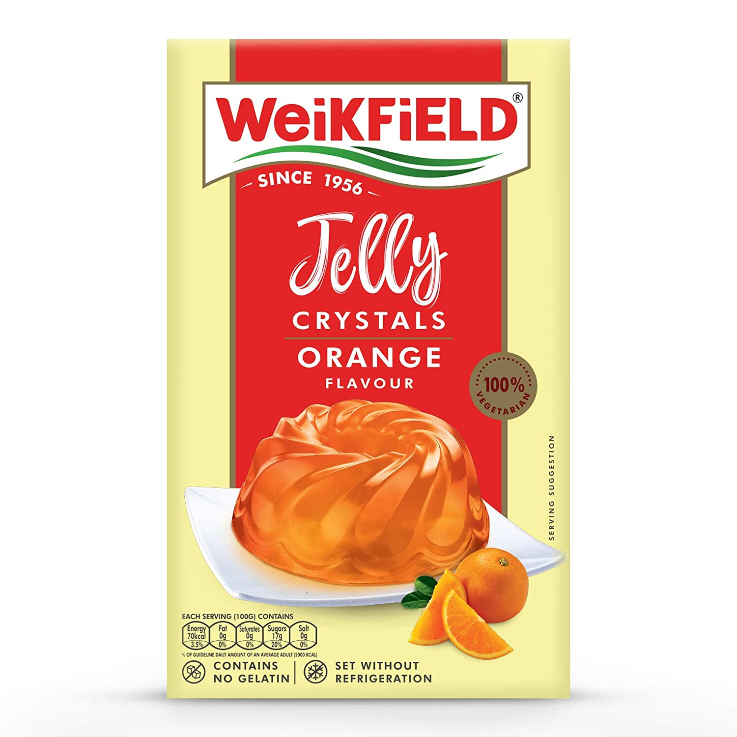Weikfield Jelly Crystals Mix (Orange) (90g)