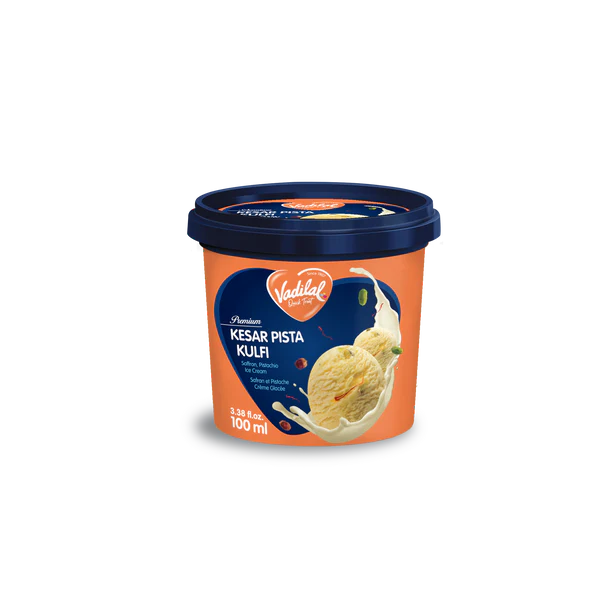 Vadilal Kesar Pista Kulfi Ice Cream