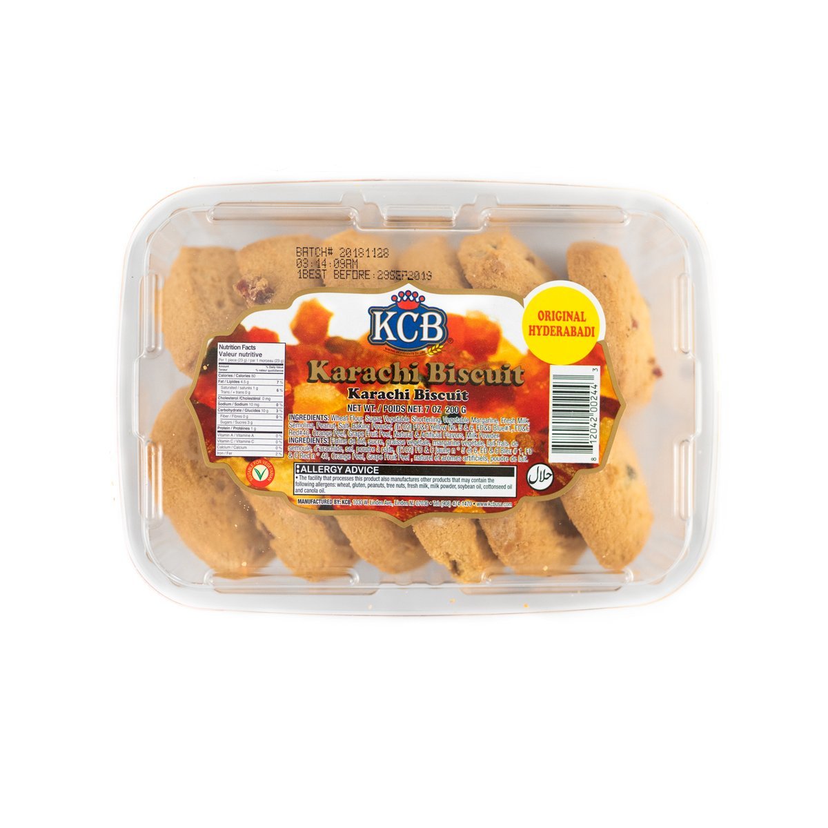 Kcb Karachi Fruit Biscuits (200g  7Oz)