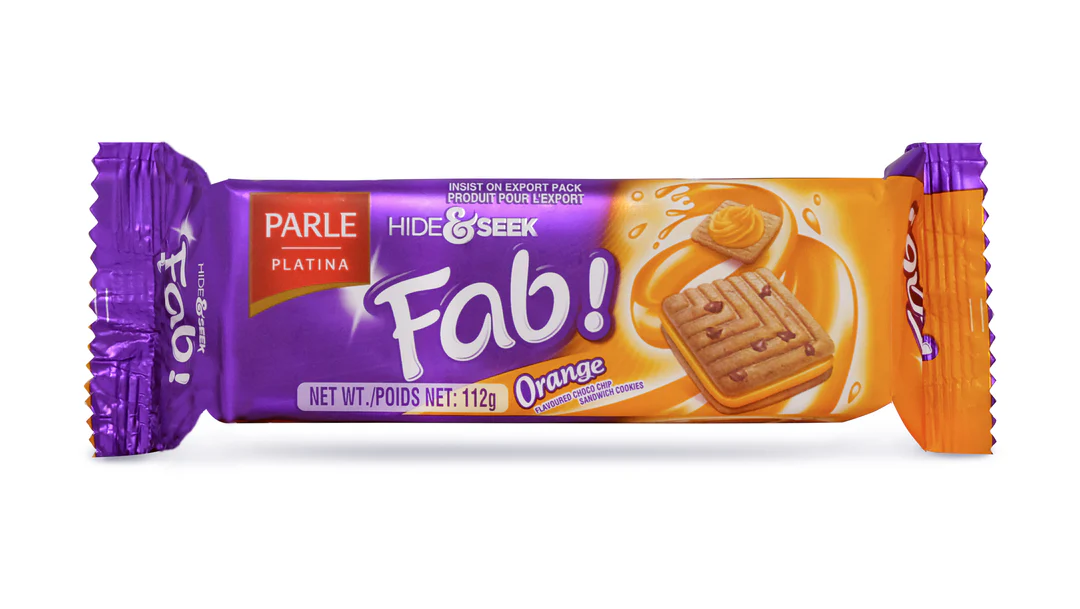 Parle Hide & Seek Fab Orange (112g  3.94Oz)