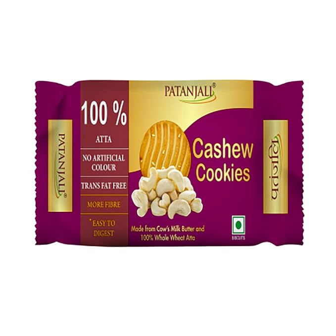 Patanjali Cashew Cookies (200g)