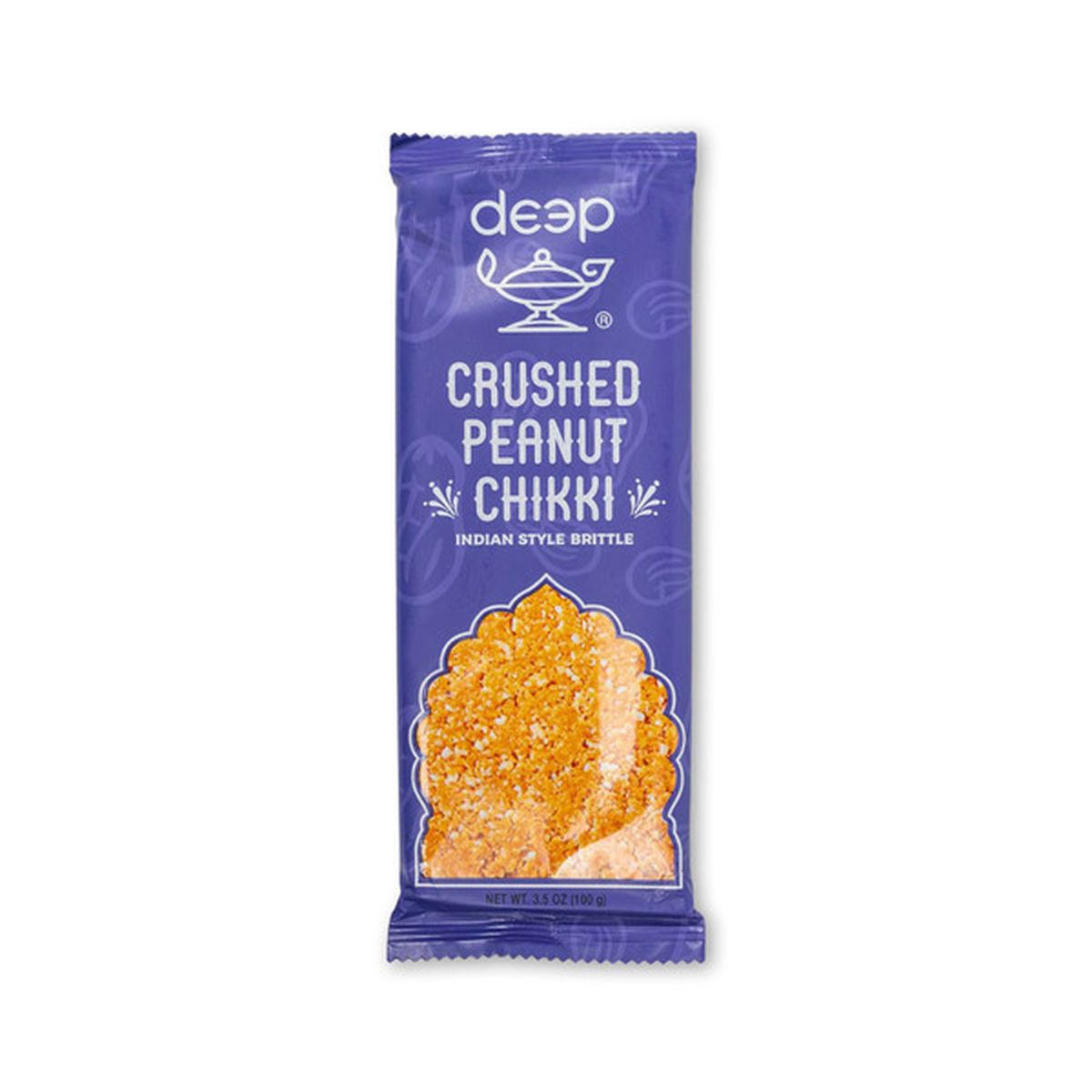 Deep Crushed Peanut Chikki Bar (100g 3.5oz)
