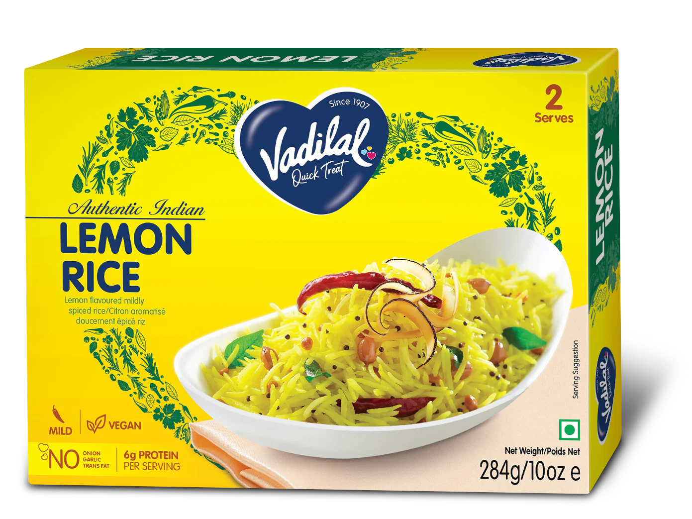 Vadilal Lemon Rice (284g  10Oz)