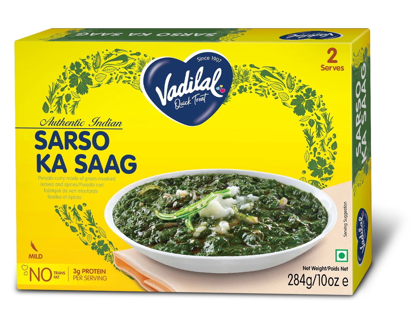 Vadilal Sarson Ka Sag (284g  10Oz)