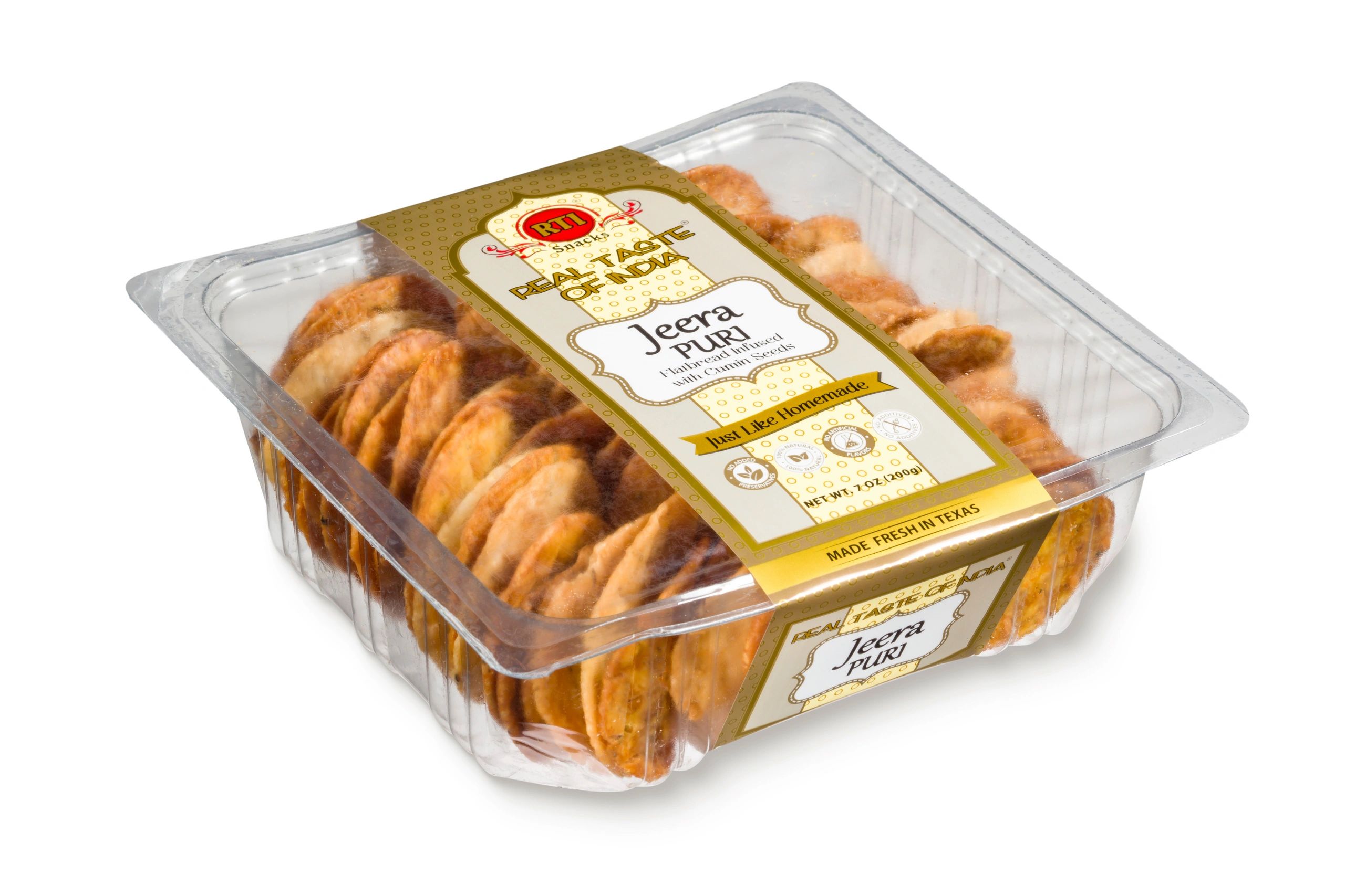 RTI Snacks Jeera Puri (200g 7oz)