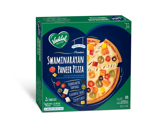 Vadilal Swaminarayan Paneer Pizza (225g 8oz)