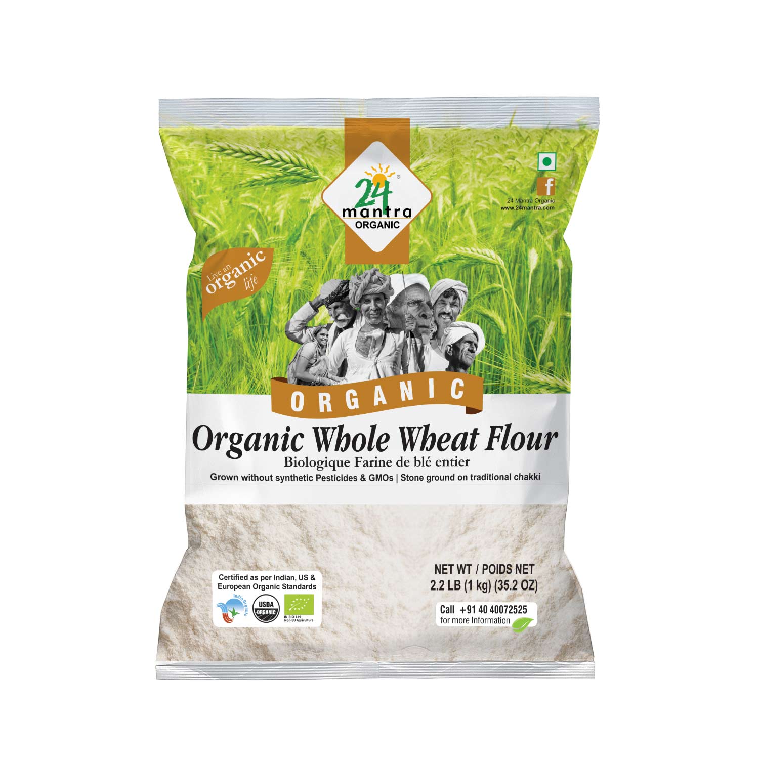 24 Mantra Organic Whole Wheat Flour