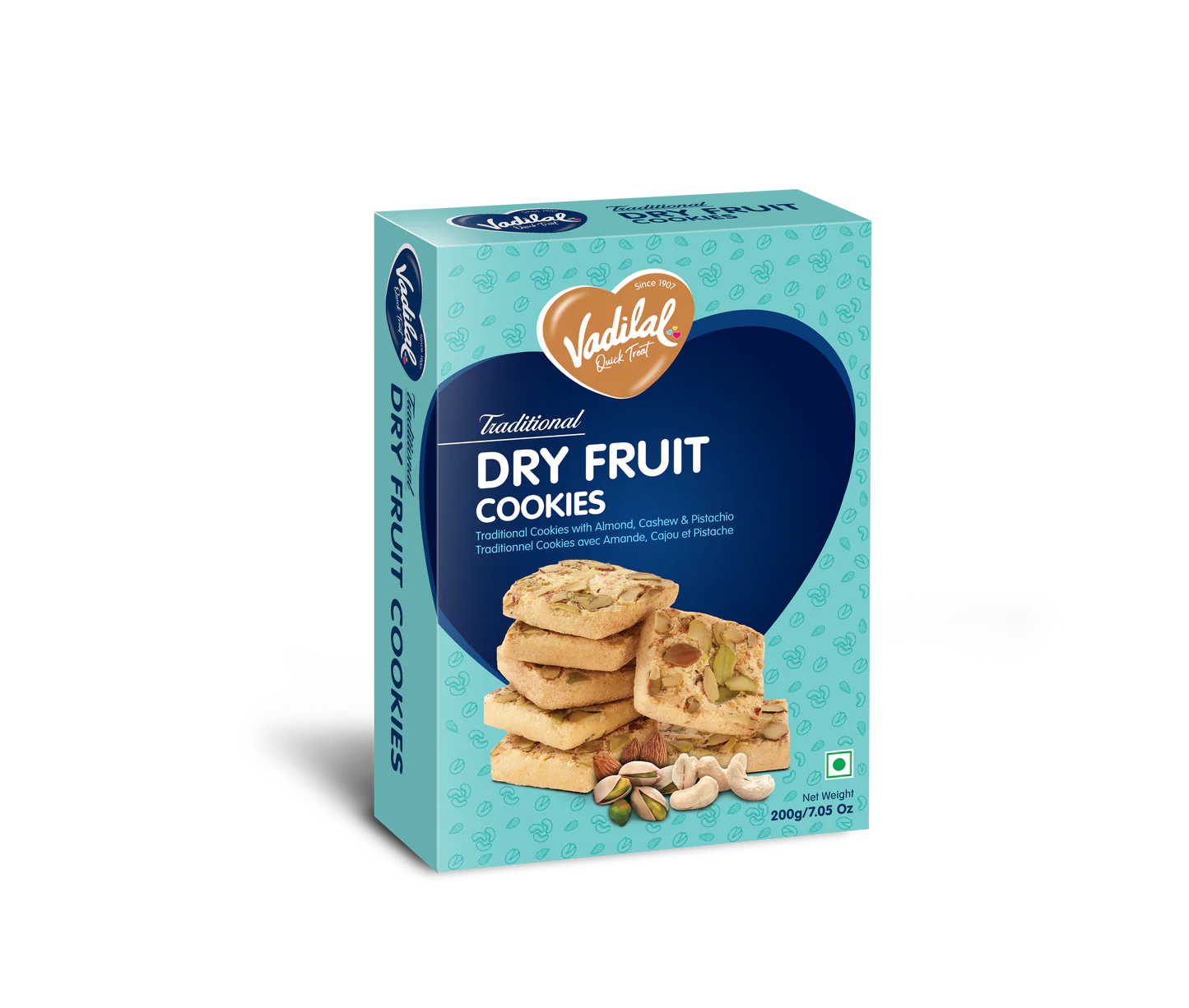 Vadilal Dry Fruit Cookies (200g  7.05Oz)
