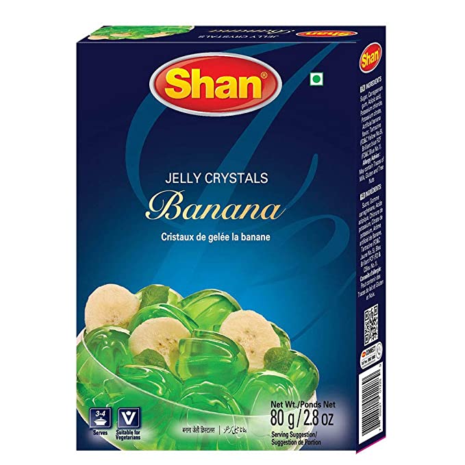 Shan Jelly Crystals Banana (80g  2.8Fl Oz)