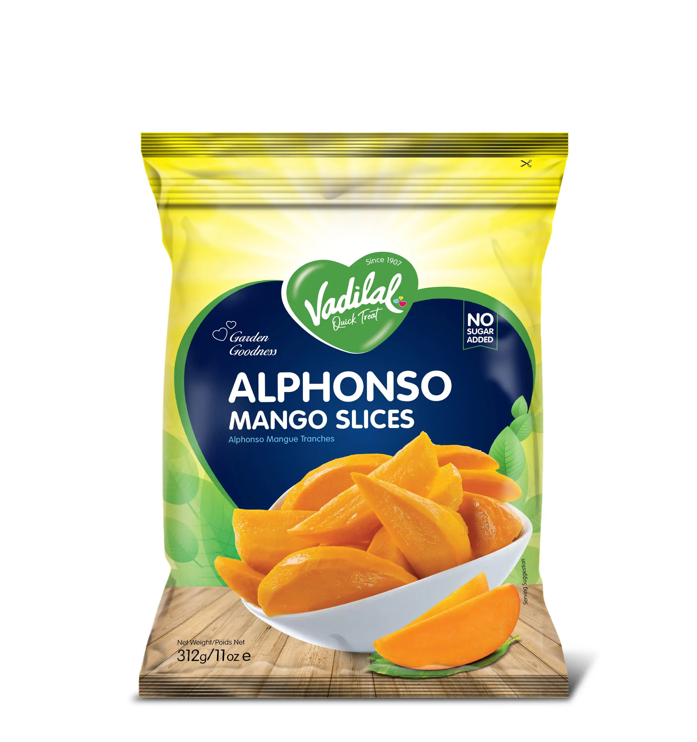 Vadilal Alphonso Mango Slices (312g  11Oz)
