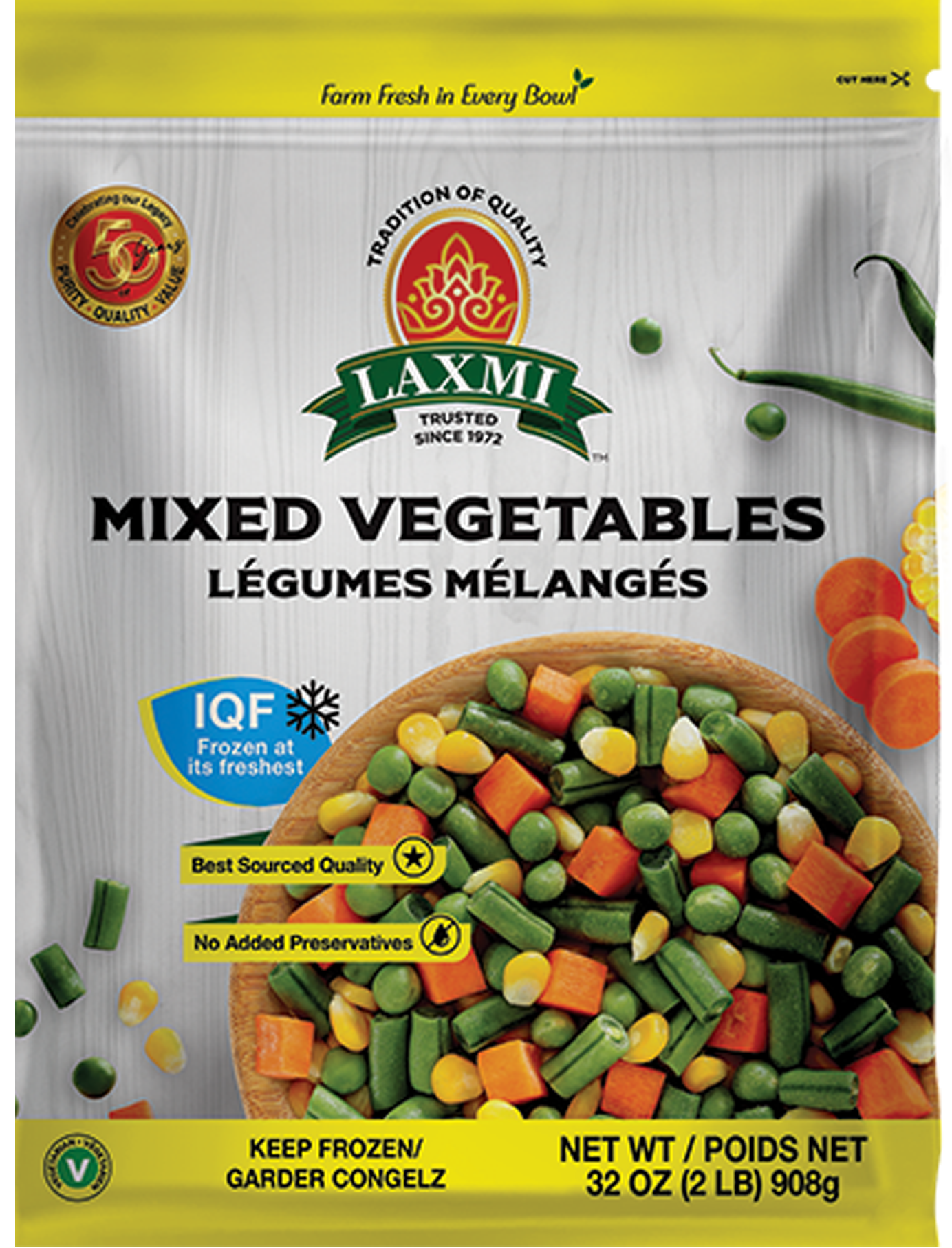 Laxmi Mixed Vegetables (908g 2lb)