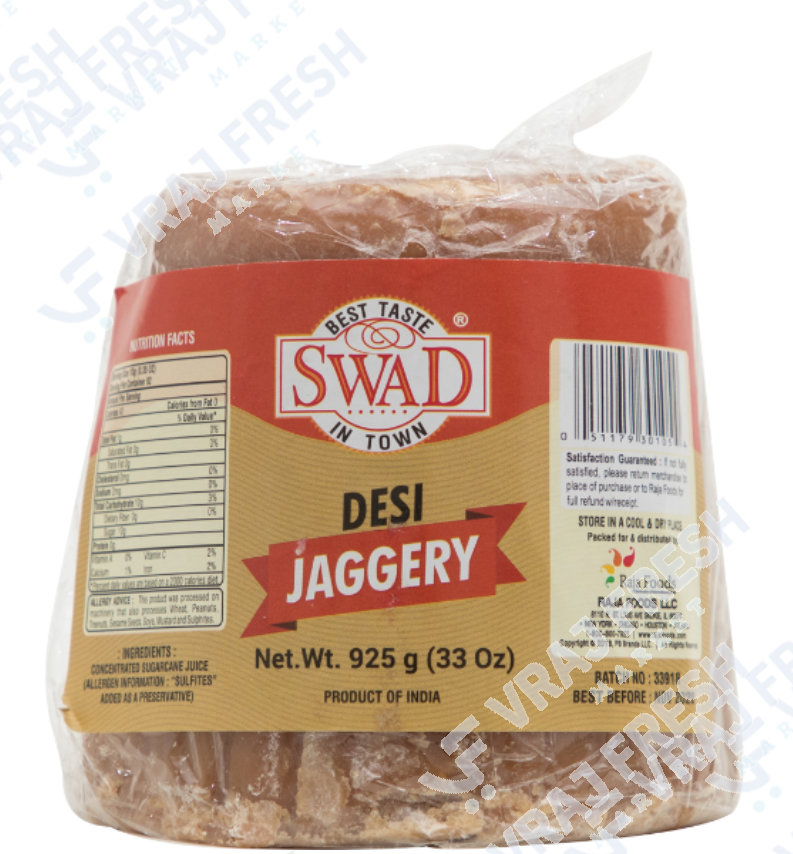 Swad Desi Jaggery (925g, 33oz)
