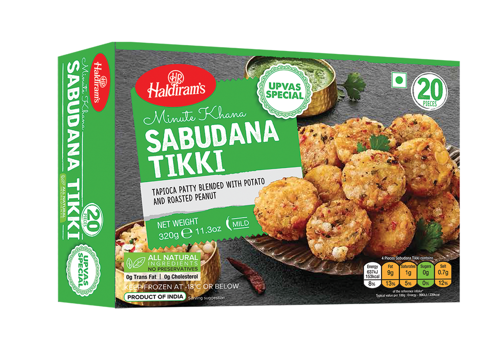 Haldirams Sabudana Tikki (320g  11.3Oz)