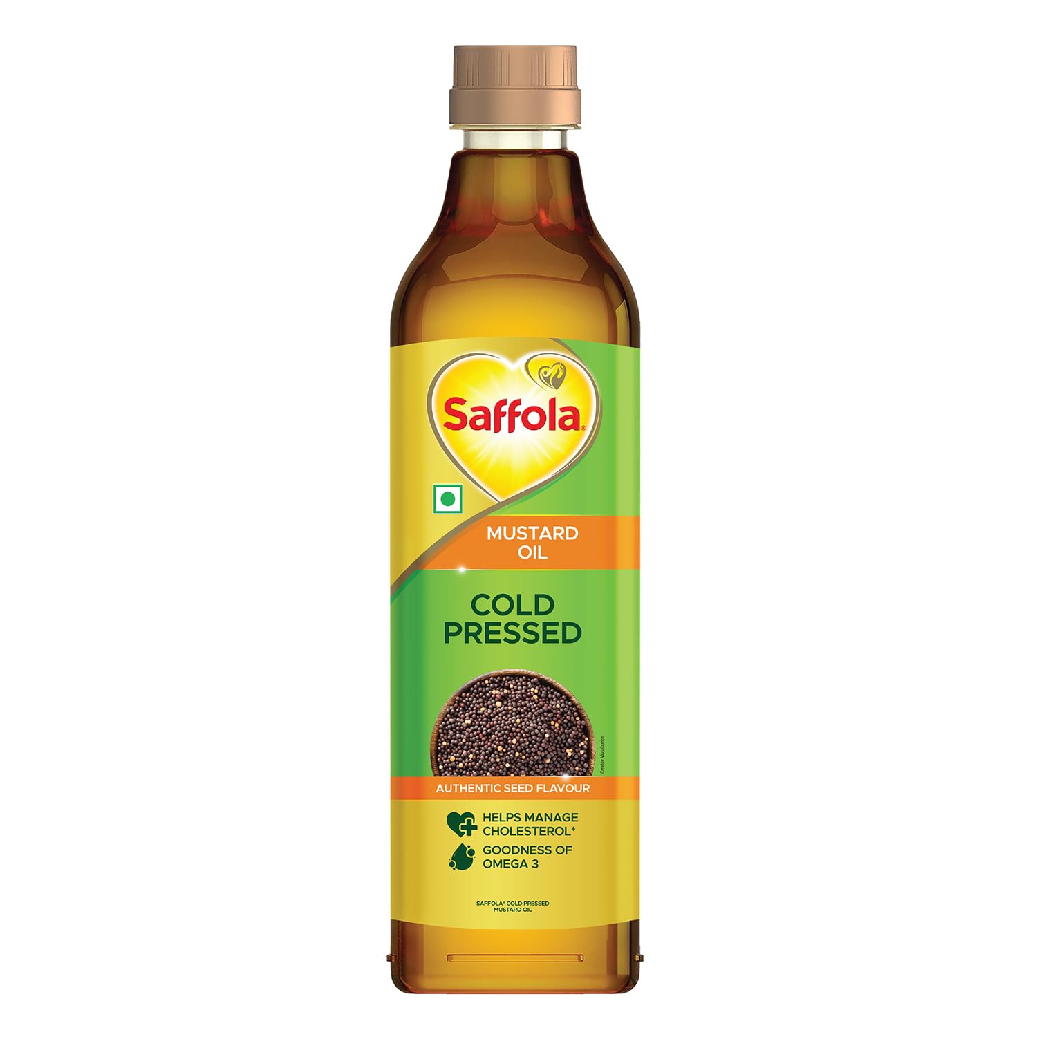 Saffola Cold Pressed Mustard Oil (1L)