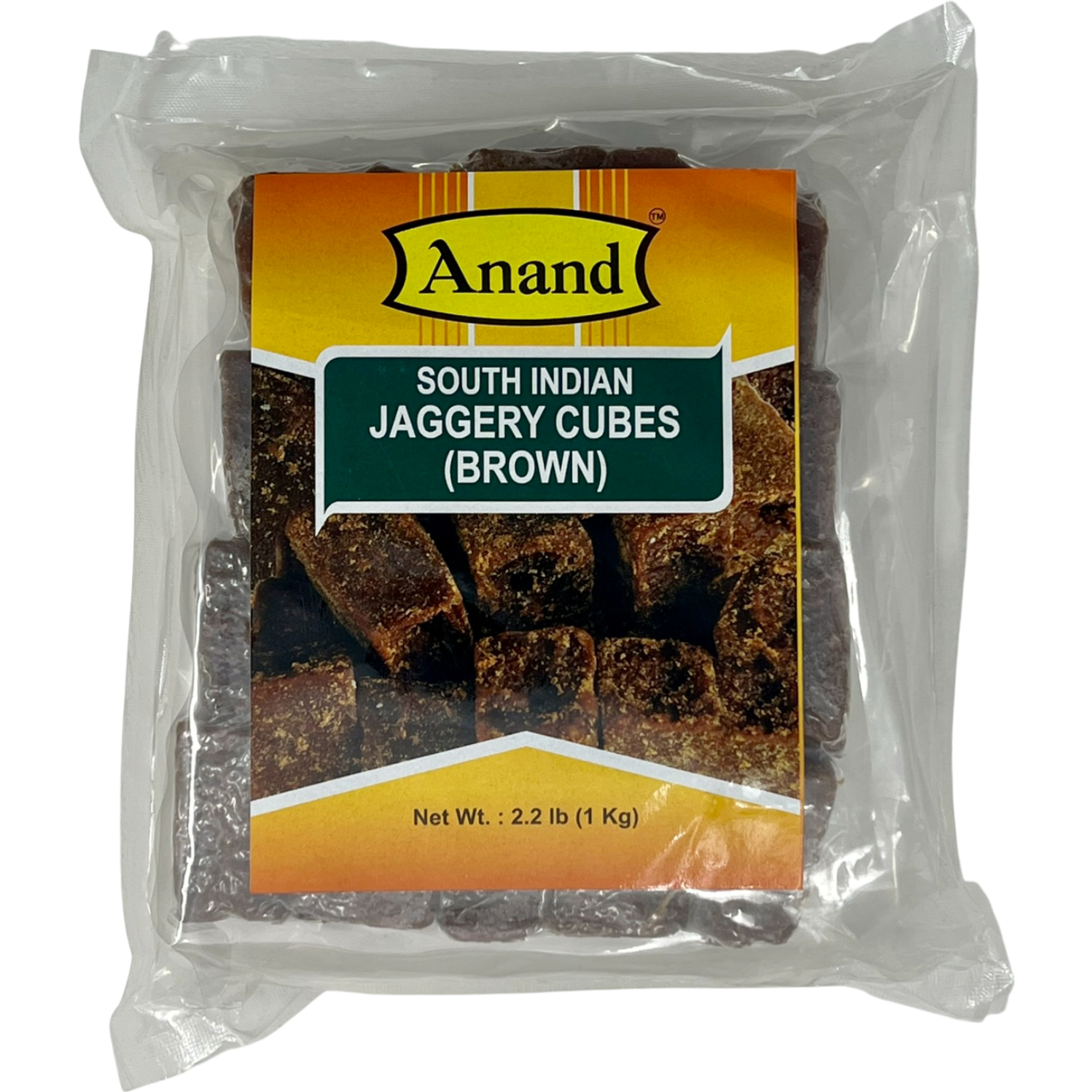 Anand South Indian Jaggery Cubes (Brown) (1Kg  2.2lb)