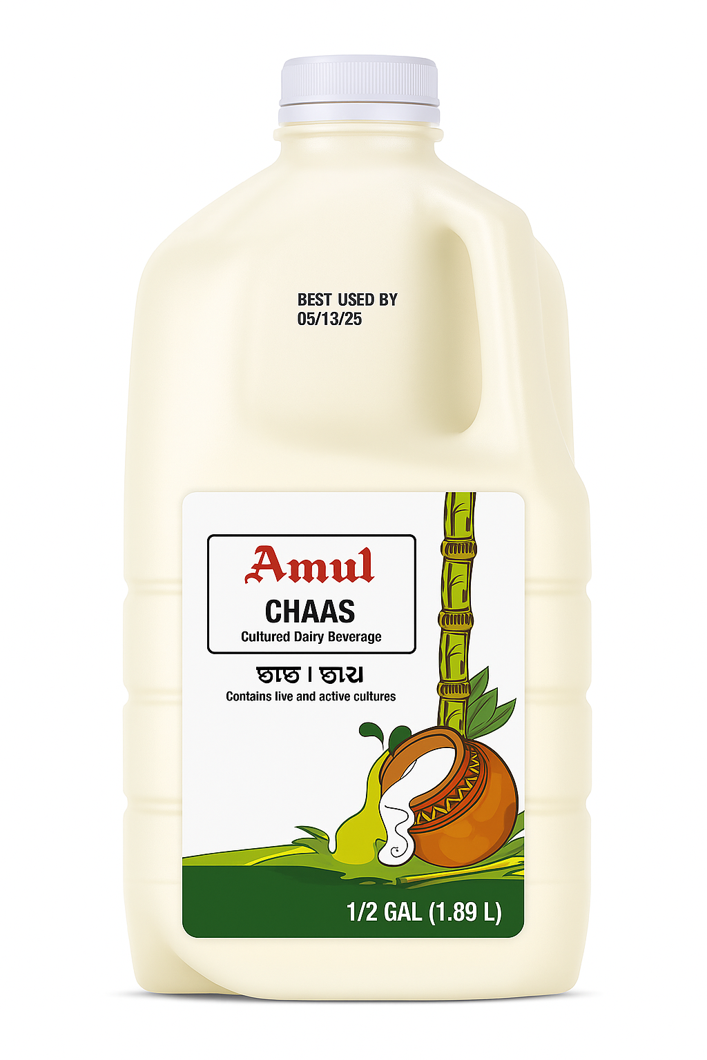 Amul Buttermilk Chhas (1/2 Gal, 1.89L)