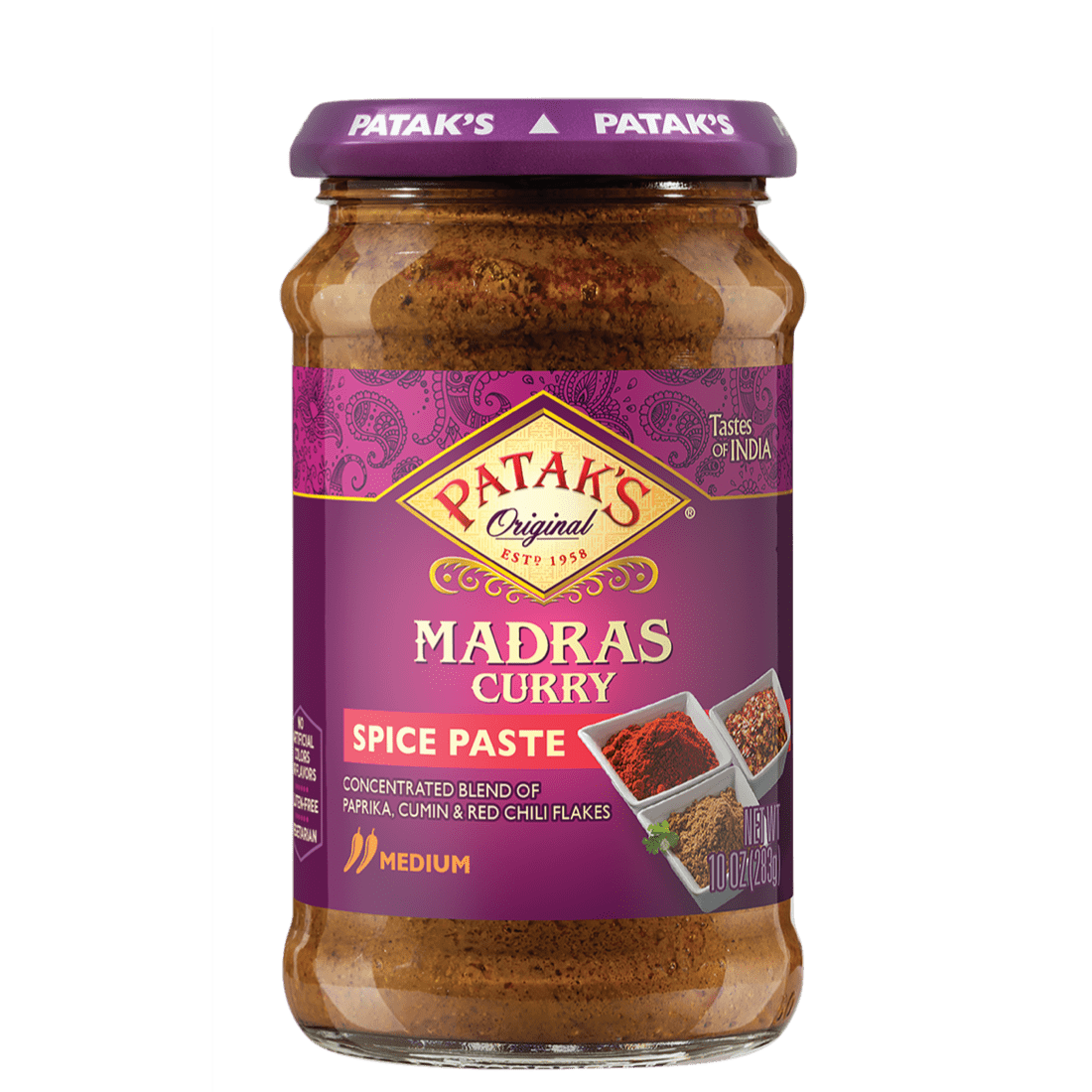 Patak Madras Curry Spice Paste (283g  10oz)