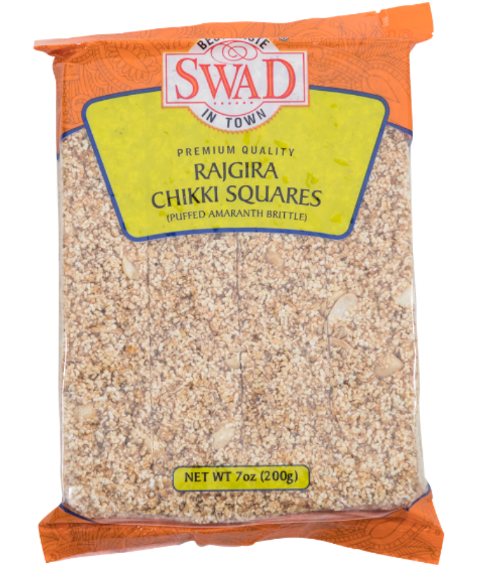 Swad Rajgira Chikki Squares (200g  7Oz)