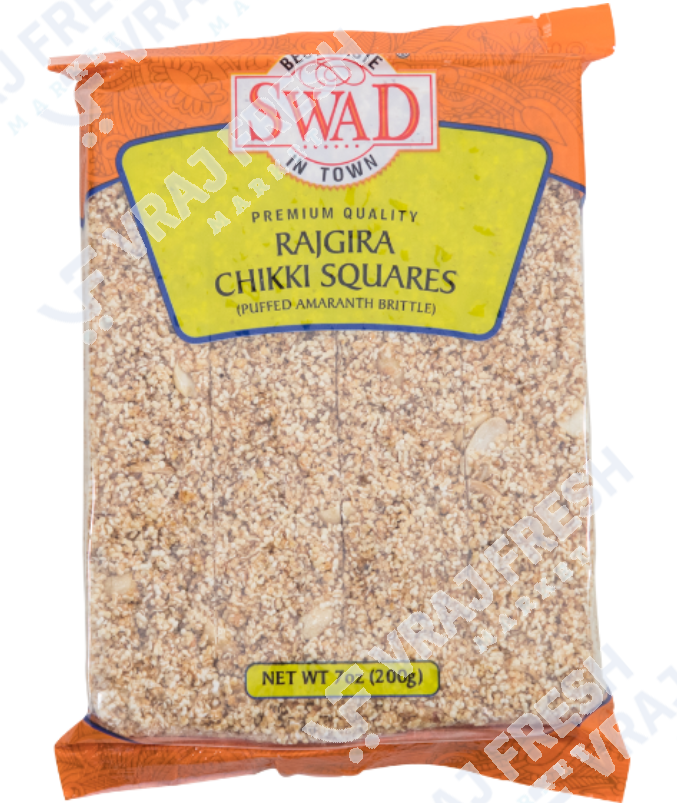 Swad Rajgira Chikki Squares (200g  7Oz)