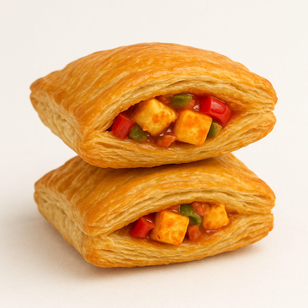 Fresh Paneer Chilli Puff (1 Piece)