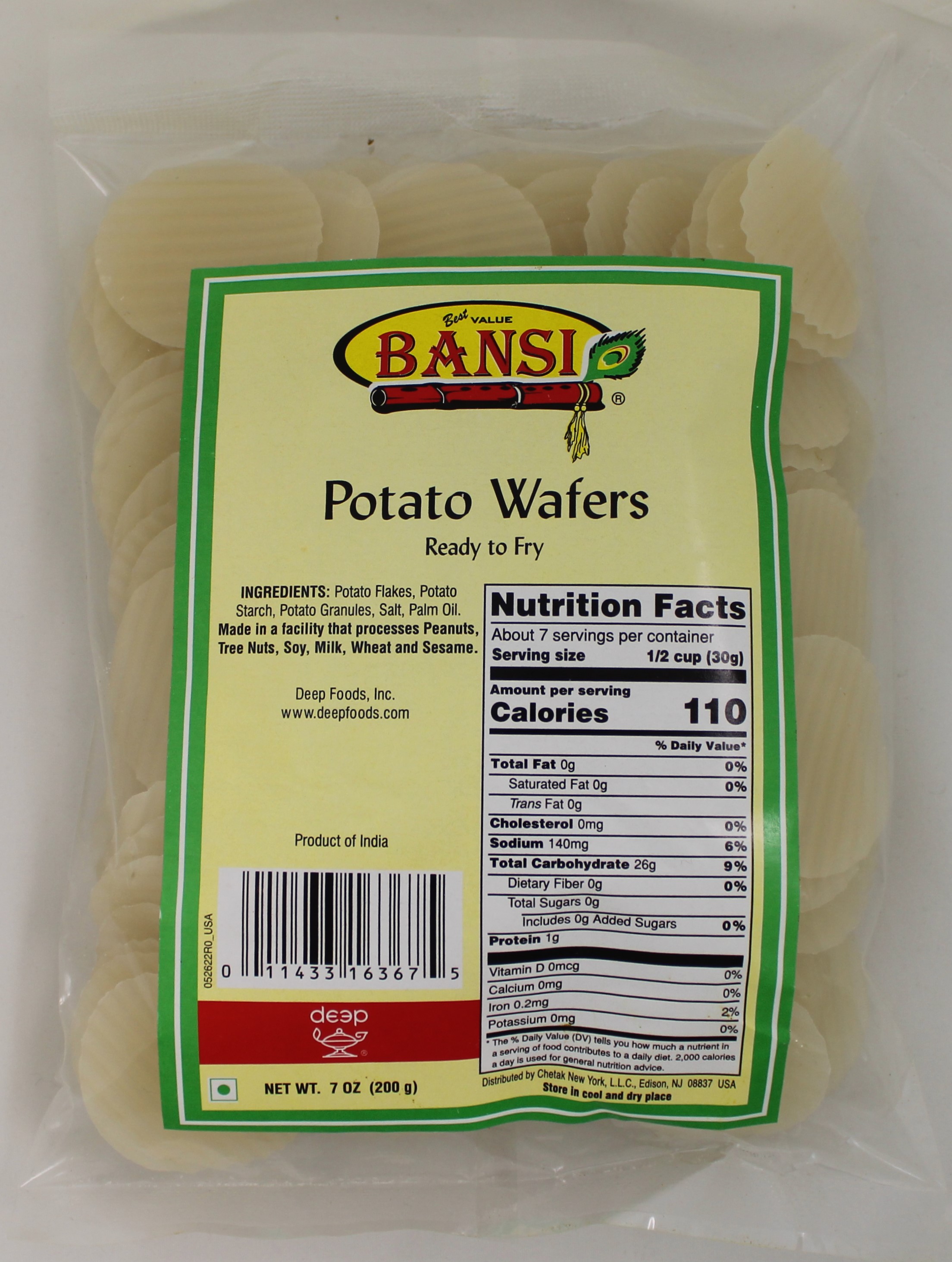 Bansi Potato Wafers (200g 7oz)