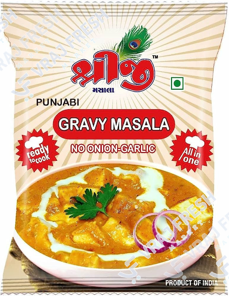 Shreeji Gravy Masala (NO ONION & GARLIC) (50g)