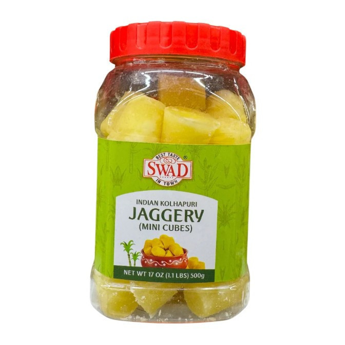 Swad Kolhapuri Jaggery Mini Cubes (500g, 17oz)
