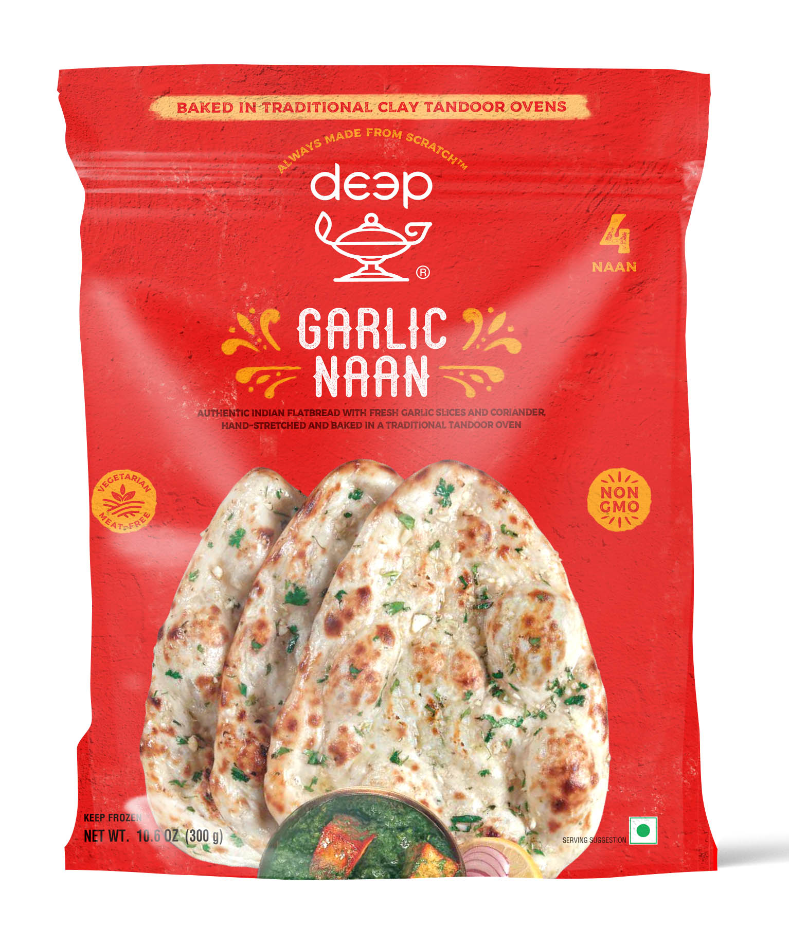 Deep Garlic Naan