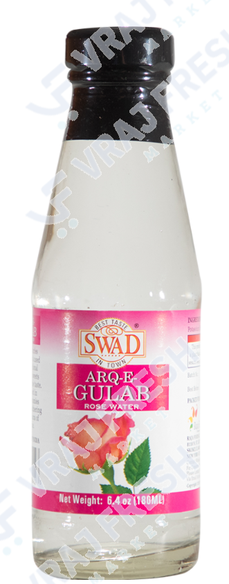 Swad Arq-E-Gulab Rose Water (180ml  6.1Oz)