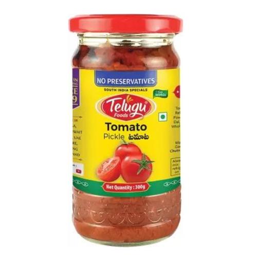 Telugu Tomato Pickle Without Garlic (300g 10oz)