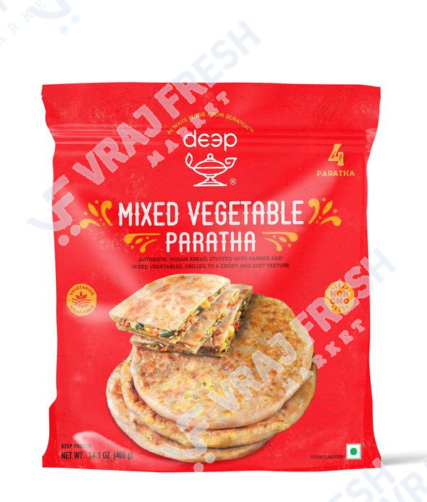 Deep Mixed Vegetable Paratha