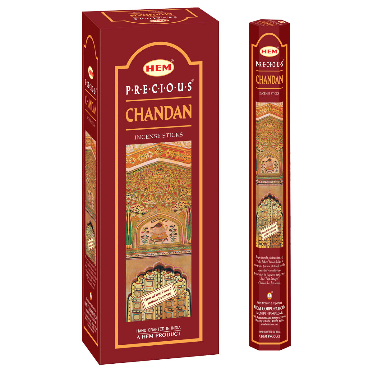 Hem Precious Chandan Incense Sticks (6 Pack of 20 Sticks Each)