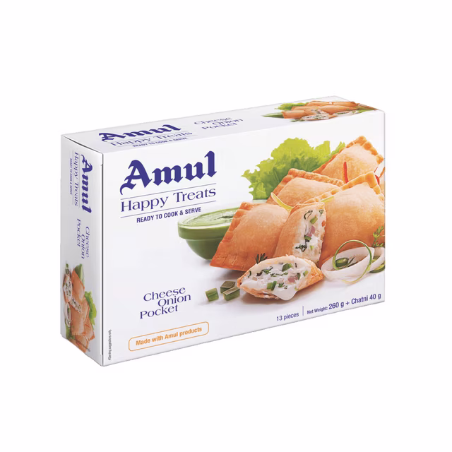 Amul Cheese Onion Pocket (300g)