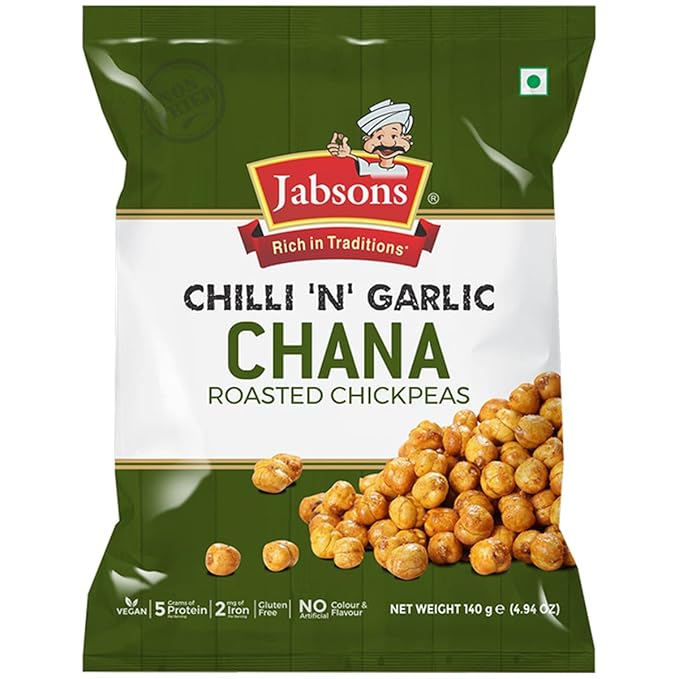 Jabsons Chilli N Garlic Chana (140g)
