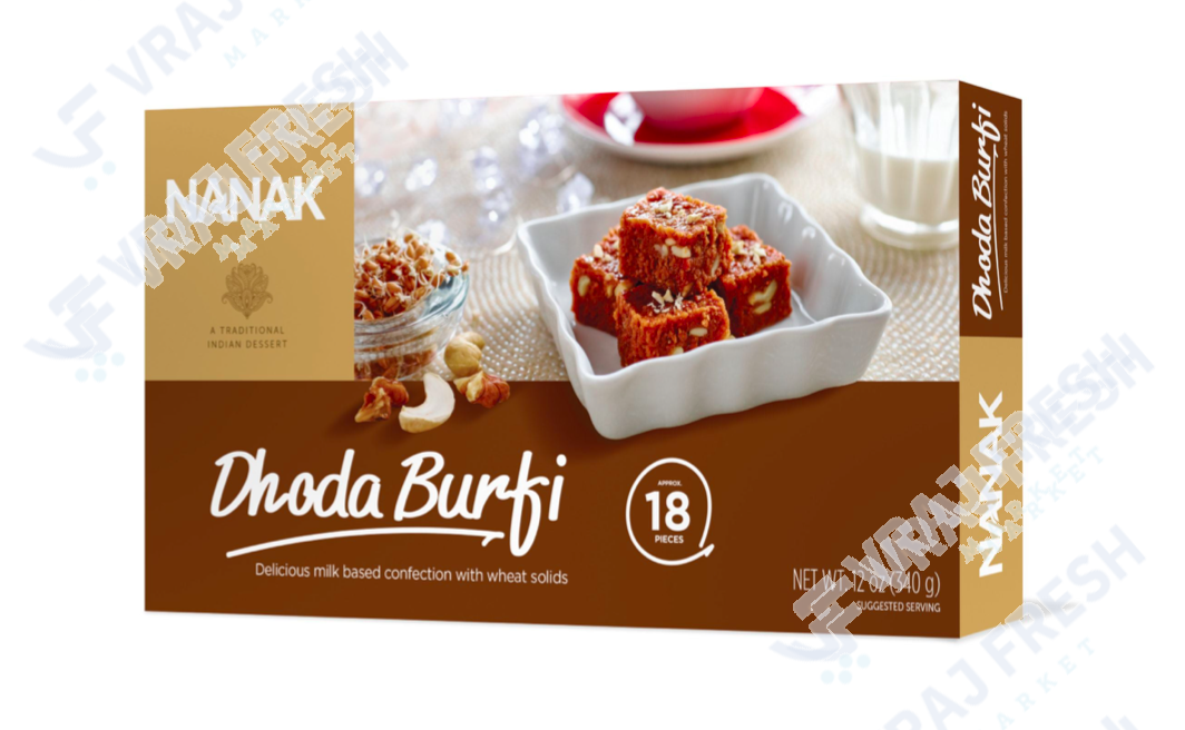 Nanak Dhoda Burfi 18 Pcs (340g  12oz)